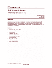 DataSheet R1LV0408D-5S pdf